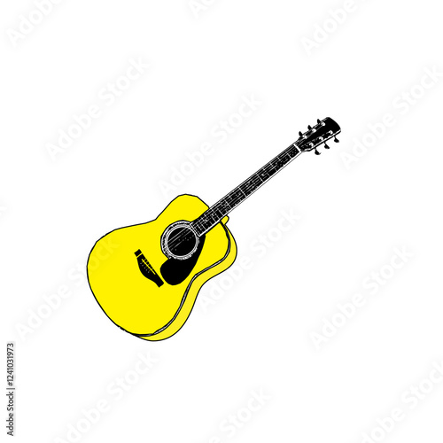 黄色ギター