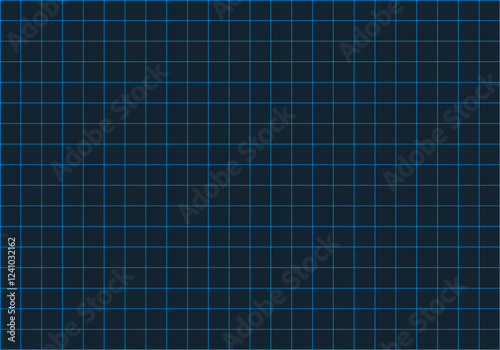 Fondo azul oscuro con cuadrícula de trazo azul claro