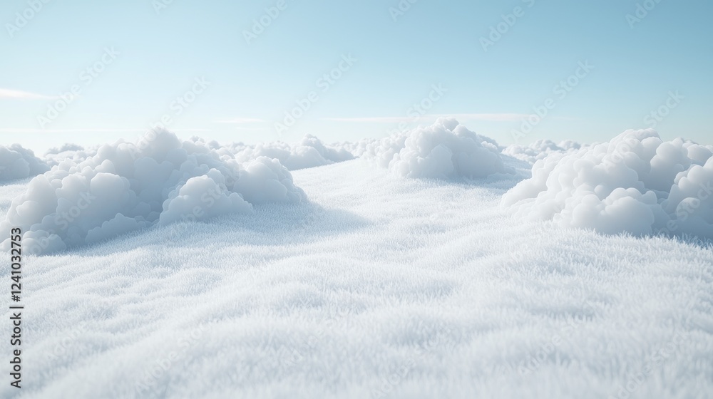 Above Cloudscape Aerial View, Peaceful Sky, Soft Lighting, Background for Travel Above Cloudscape Aerial View, Peaceful Sky, Soft Lighting, Background for Travel