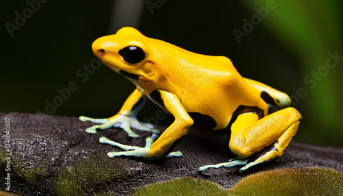 yellow poison dart frog