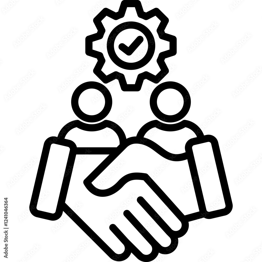 Employee Onboarding line icon Employee Onboarding line icon