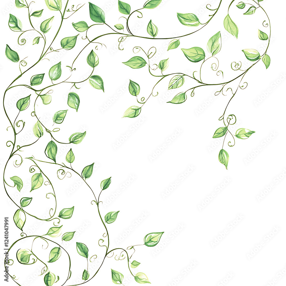 flowers and leaves in pictures illustrator2D flowers and leaves in pictures illustrator2D