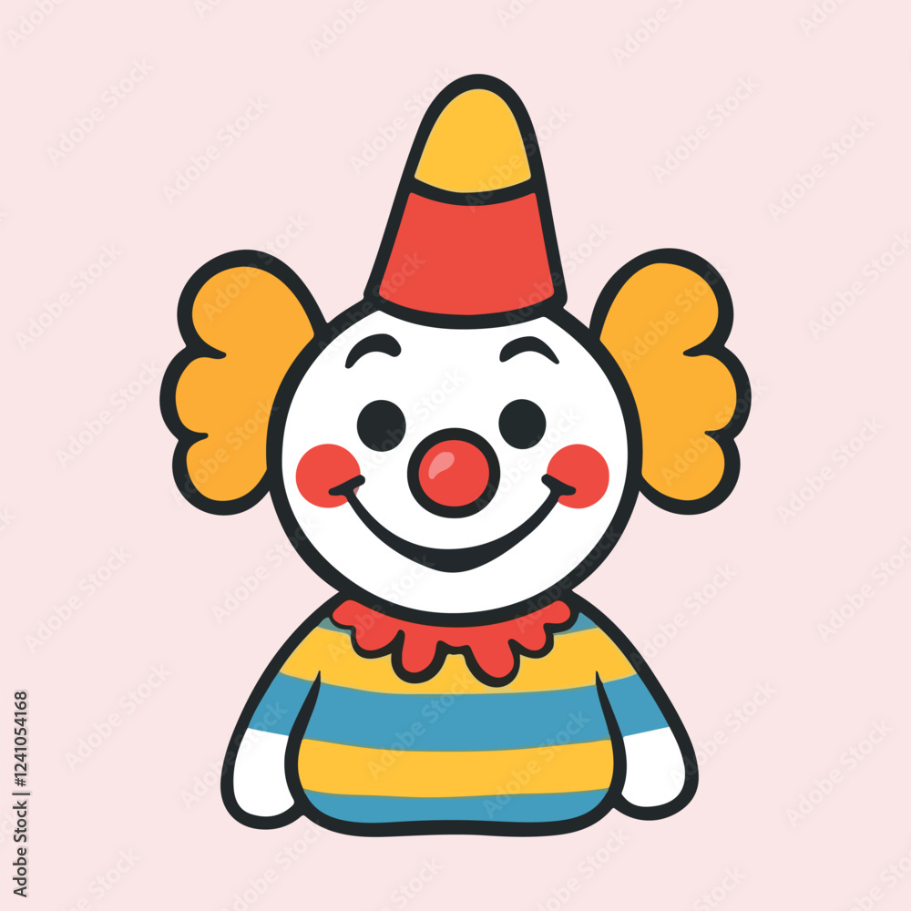 Happy Clown Cartoon vector illustration Happy Clown Cartoon vector illustration