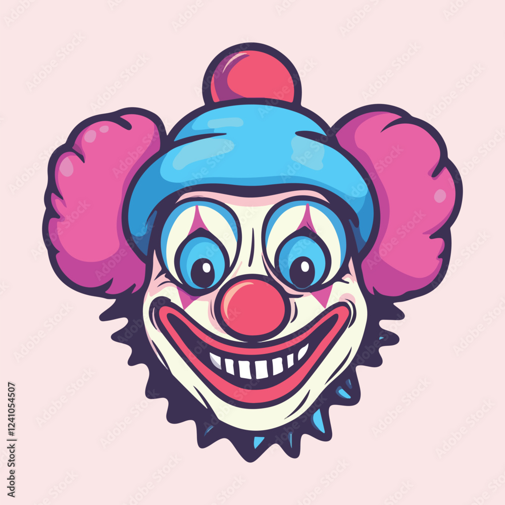 Happy Clown Cartoon vector illustration Happy Clown Cartoon vector illustration