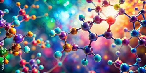 Double Exposure: Tyrosine Synthesis, Phenylalanine to Tyrosine Conversion, Amino Acid Metabolism, Biochemistry Illustration