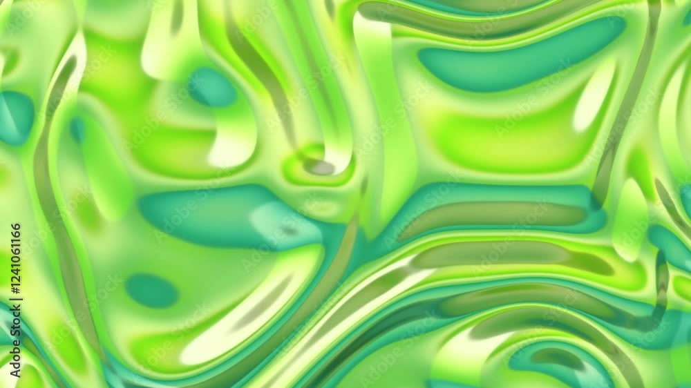 abstract green background with waves
