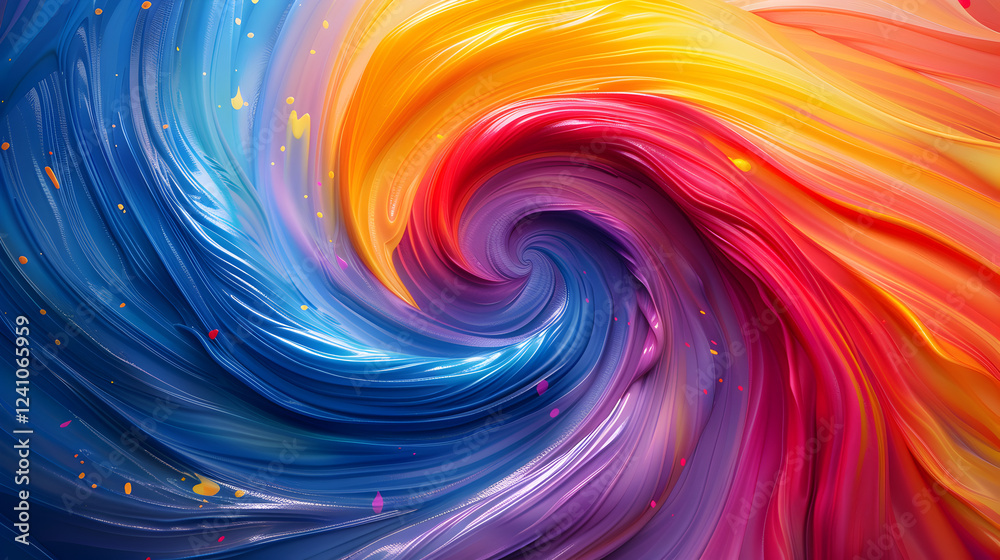 Vivid swirling colors creating a dynamic, flowing pattern Vivid swirling colors creating a dynamic, flowing pattern