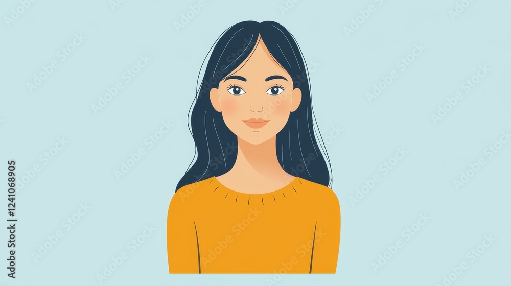 Radiant woman in yellow shirt captivating portrait of confidence and style Radiant woman in yellow shirt captivating portrait of confidence and style