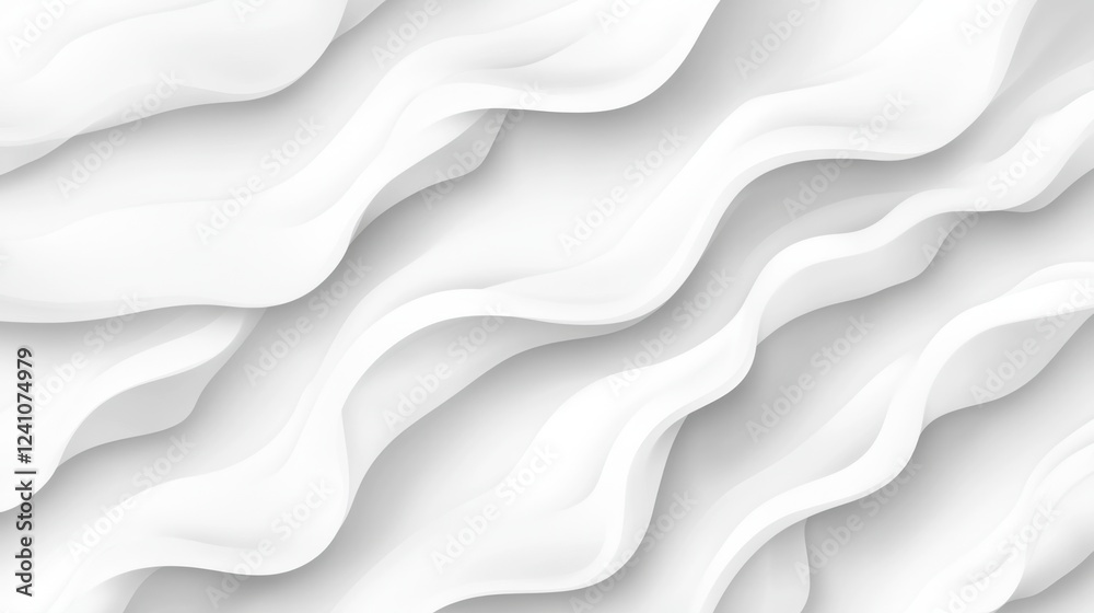 Obraz premium The image is a white background with a wave pattern