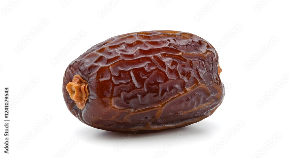 Single Medjool Date Fruit Closeup Image Single Medjool Date Fruit Closeup Image