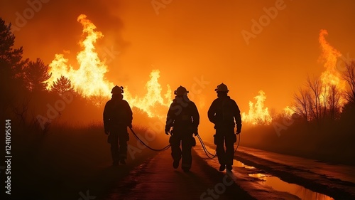 The heroic heroes of firefighters