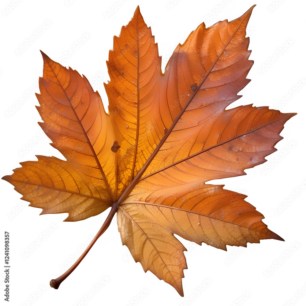 Fototapeta premium The last maple leaf
