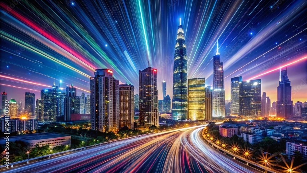 Long Exposure City Lights: National Unity & Identity Long Exposure City Lights: National Unity & Identity