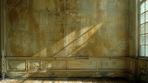 dÃ©tail d'un mur vide a l'intÃ©rieur d'un immeuble bourgeois parisien  HD 8K wallpaper Photographic Image