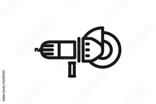 icon angle grinder iron cutting tool