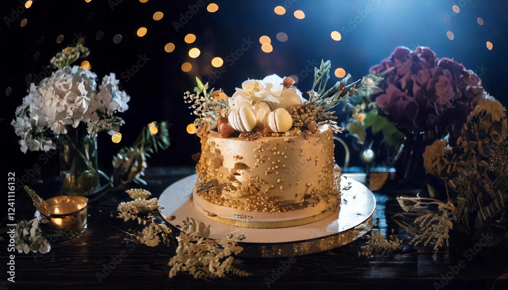 Fototapeta premium Gâteau de mariage