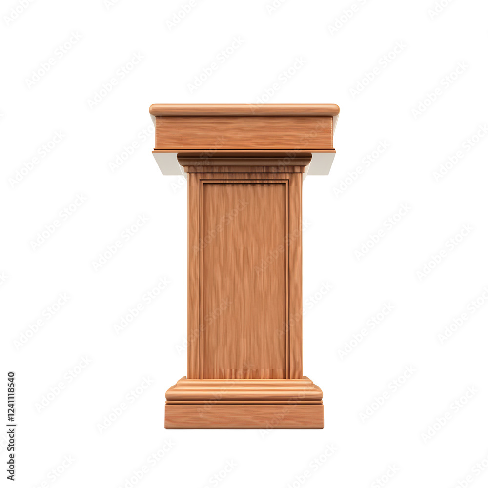 Elegant Wooden Speaker's Stand, Perfect for Meetings Elegant Wooden Speaker's Stand, Perfect for Meetings