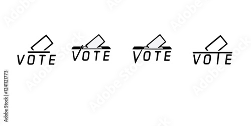 Vote icon. voting sign for mobile concept and web design. vector illustration