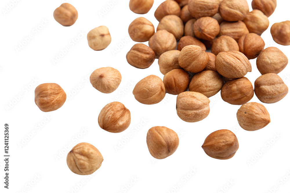 round wholesome hazelnuts canvas isolated on transparent background png round wholesome hazelnuts canvas isolated on transparent background png