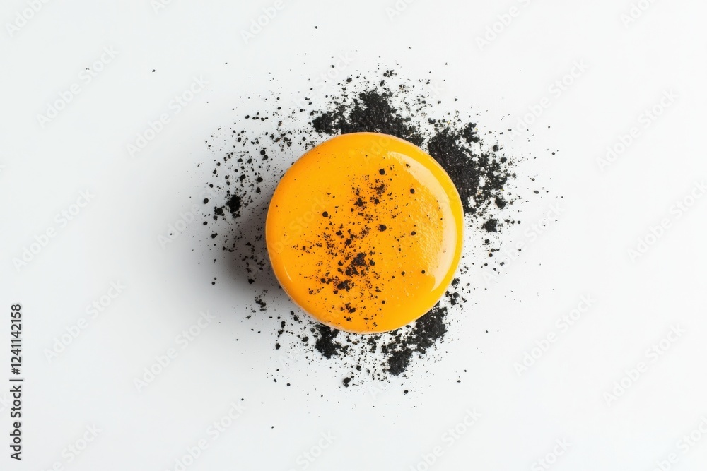 Ginger turmeric wellness shot with black pepper, minimalist style, warm colors, healthy nutrition concept Ginger turmeric wellness shot with black pepper, minimalist style, warm colors, healthy nutrition concept