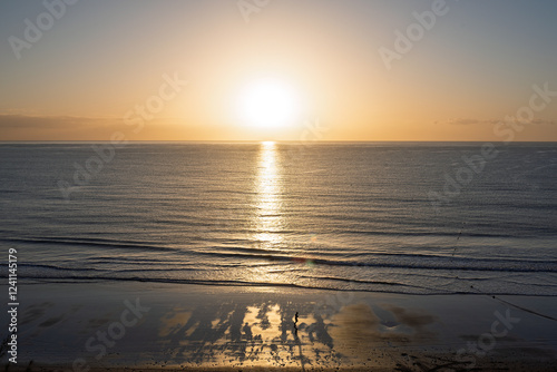 Atlantic ocean next to Maspalomas, Gran Canaria.