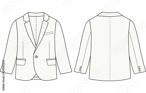 baby boy blazer vector illustration 