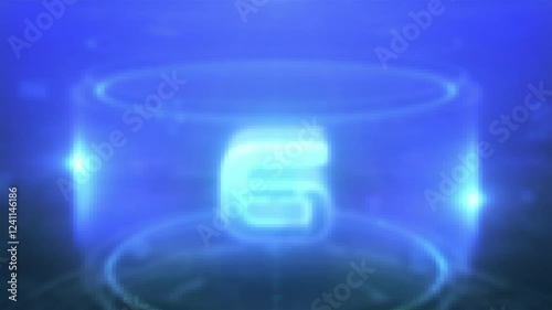 HUD Technology Countdown Background 3