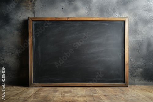 A beautifully textured background complements a rustic chalkboard, providing an inspiring canvas perfect for creative writing and artistic expression photo