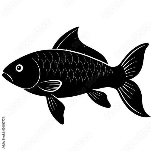 fish on a white background