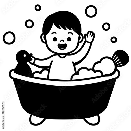 girl in bath