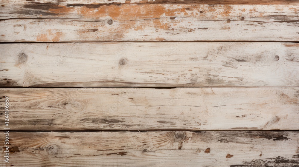 Naklejka premium Vintage Wood Mesa Texture with Aged House Frontal Background in White Textured Finish