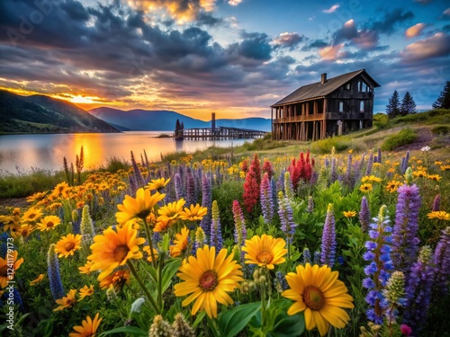 Okanagan Valley Wildflowers & Lake Kalamalka: Urban Exploration Photography photo