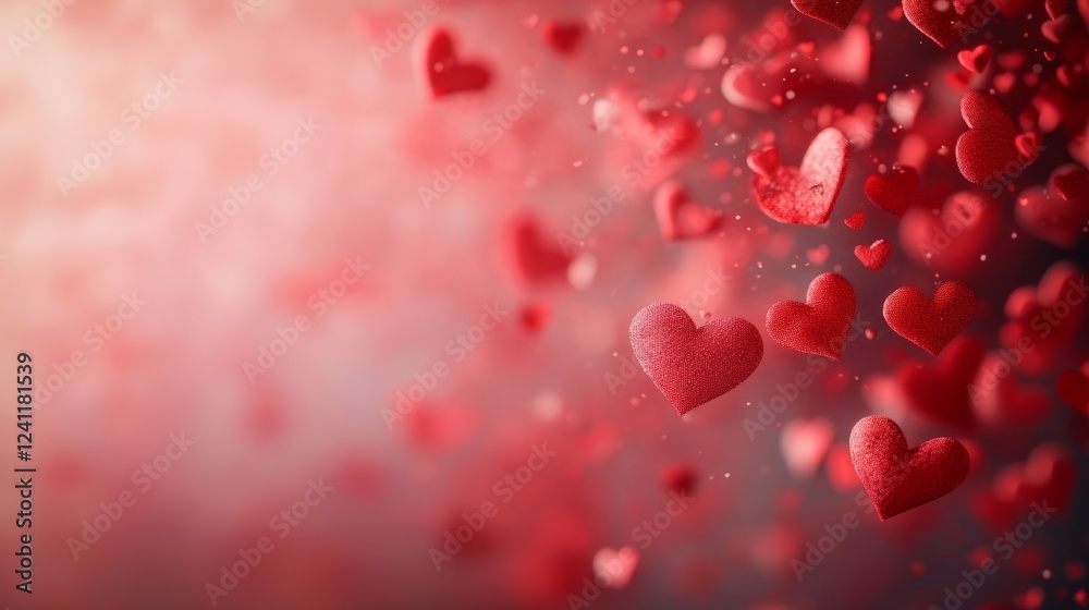 Hearts. Valentine's Day abstract background with hearts Hearts. Valentine's Day abstract background with hearts