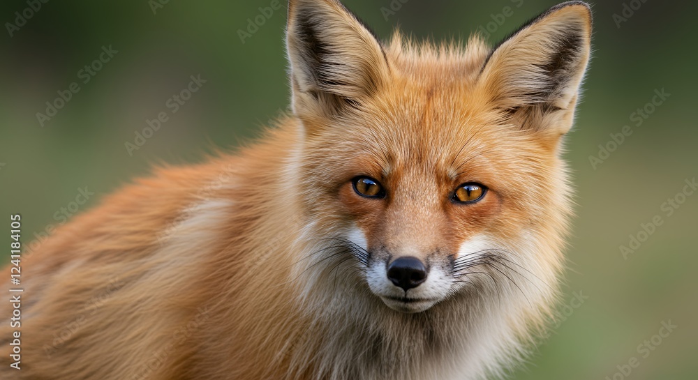 Majestic Red Fox Portrait: A Captivating Glance into the Wild Majestic Red Fox Portrait: A Captivating Glance into the Wild