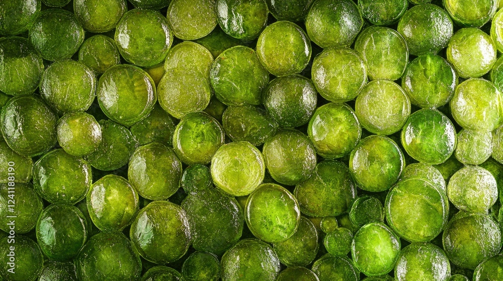 Fresh Green Citrus Fruits in a Vibrant and Textured Background Fresh Green Citrus Fruits in a Vibrant and Textured Background