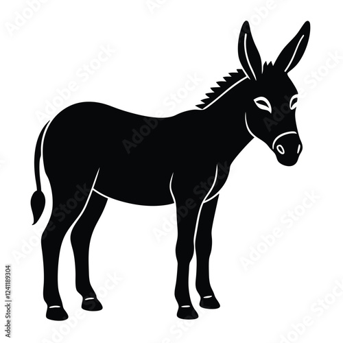 donkey vector illustration