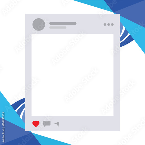 A white background with a blue and red heart in the center