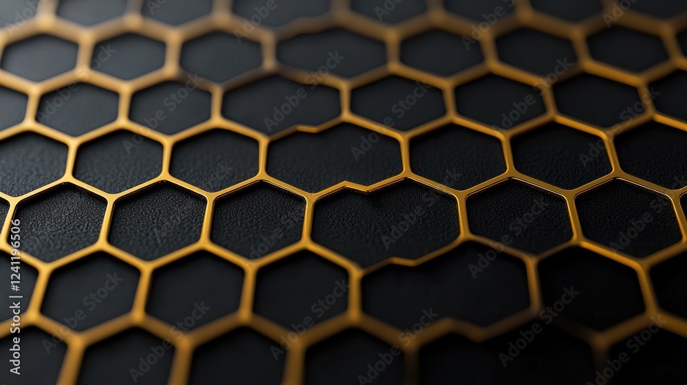 Abstract Gold Honeycomb Pattern Texture Abstract Gold Honeycomb Pattern Texture