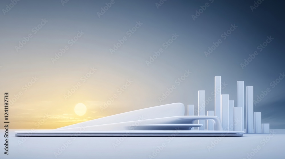 Fototapeta premium abstract city background