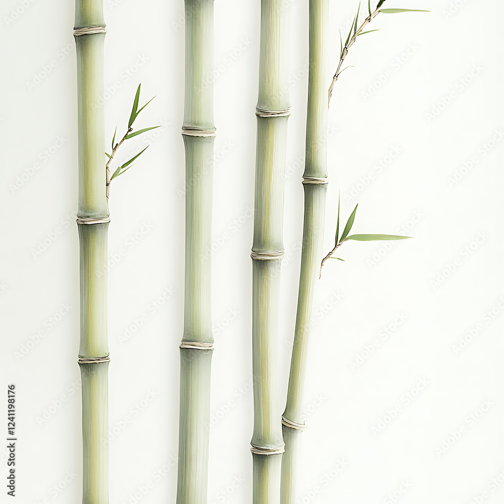 Fototapeta premium flowers and leaves in pictures illustrator2D
