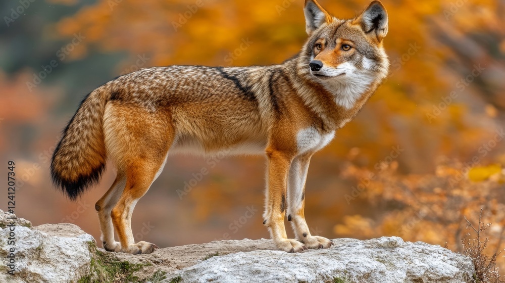 Obraz premium black backed jackal
