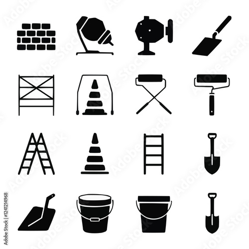 Masonry and Construction Icons
