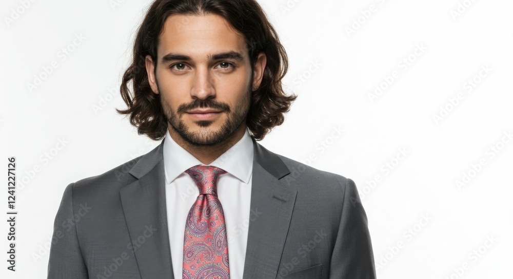 Confident Businessman Portrait in Suit and Tie Confident Businessman Portrait in Suit and Tie