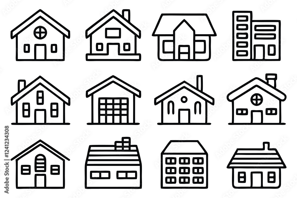 Fototapeta premium house home building apartment cottage mortgag