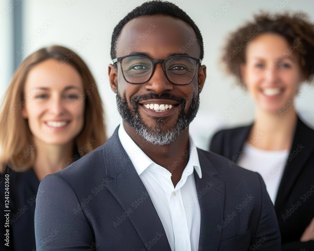 Group of diverse professionals in a modern office, engaged in a leadership training workshop, teamwork concept Group of diverse professionals in a modern office, engaged in a leadership training workshop, teamwork concept