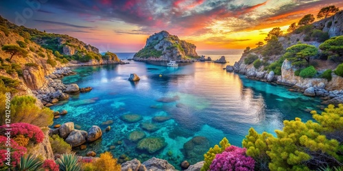 Surreal Seascape: Aegean Dream, Rhodes Island, Greece