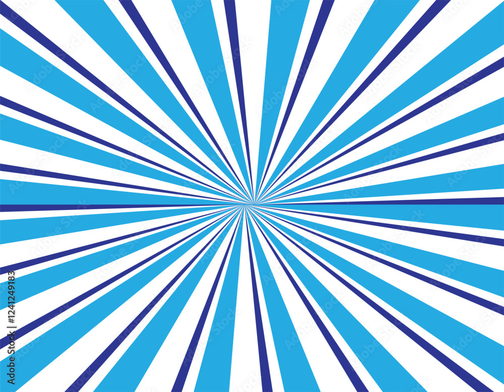 Fototapeta premium simple abstract blue and royel blue colour sunbrust pattern