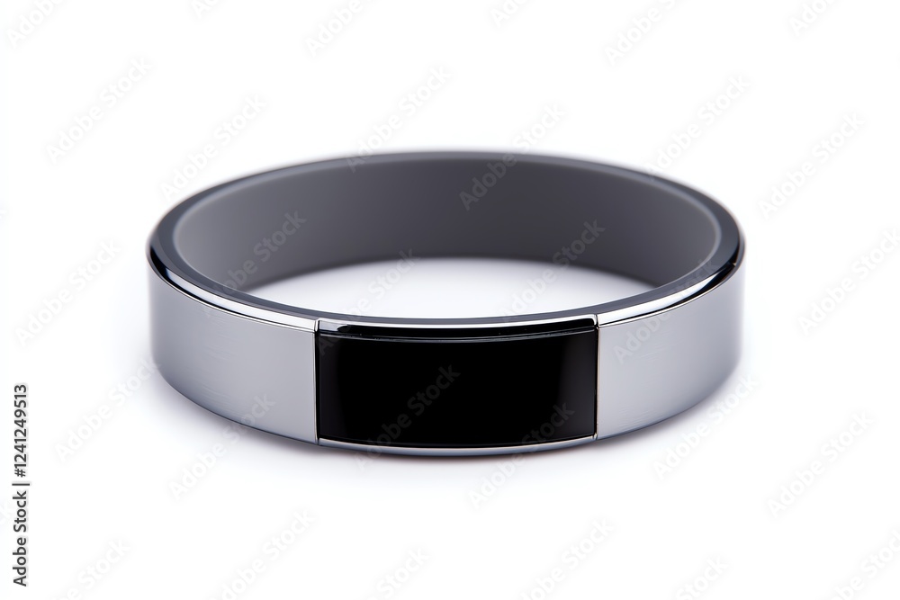 Modern smart ring with sleek design. Modern smart ring with sleek design.