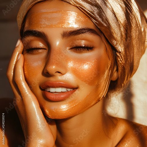 Moroccan women take care for His Skin by using morocco products , and her beuty very Moroccan and her skin very glow

