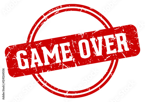 game over stamp